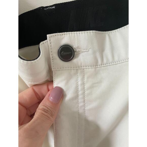 Nike Slim Flex Stretch Golf Performance Pants White Cactus Color Size 42x32 NEW - Picture 5 of 11